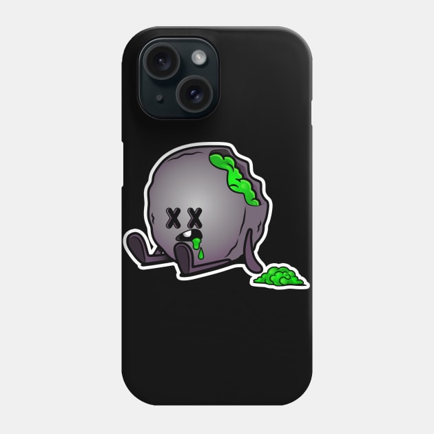 Zombie Jelly Brains Phone Case by Anrego