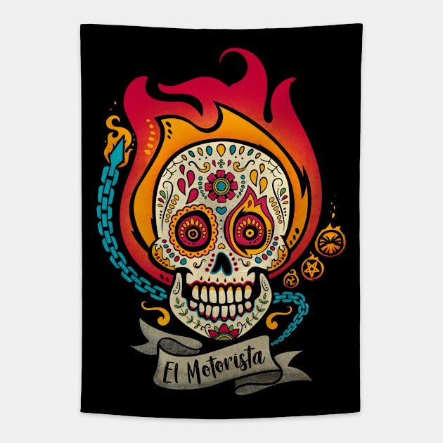 El Motorista Tapestry by teesgeex