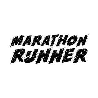 Marathon Runner Half Full 13.1 26.2 10k 5k Run Race T-Shirt