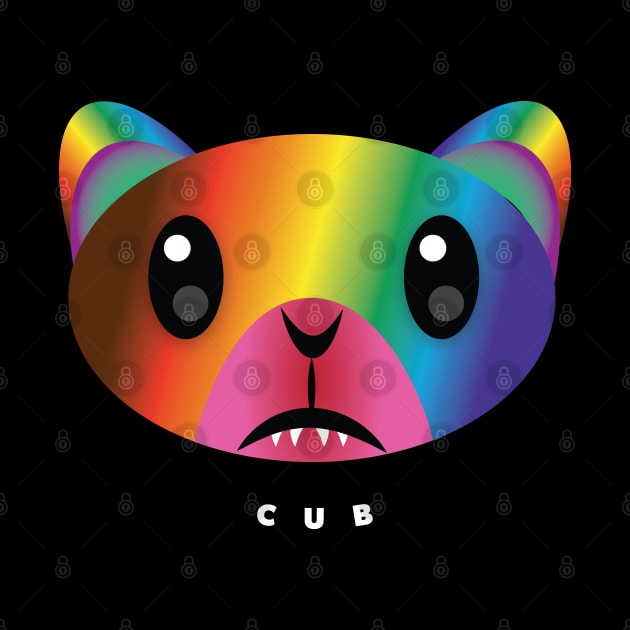 Rainbow Cub by AnOakEye