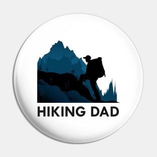 Hiking dad Pin