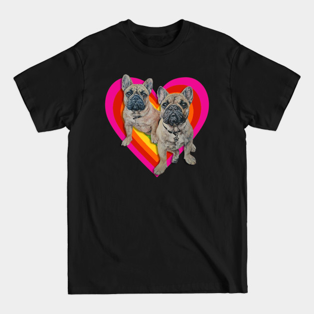 Discover A heart full of Frenchies! - French Bulldog - T-Shirt