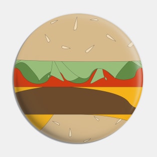 Cheeseburger Takeover Pin