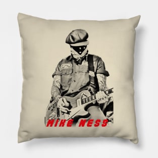 mike ness visual art Pillow