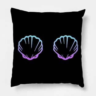 Mermaid bra Funny Womens Seashell Bikini Bra Shirt Pillow