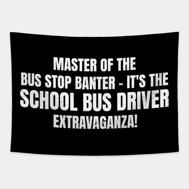 School Bus Driver Tapestry by trendynoize