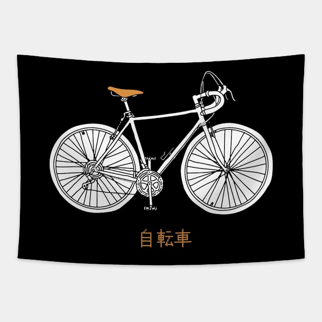 Vintage Bike Tapestry by kalemstudio