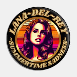 Lana Del Rey - Summertime Gold Pin