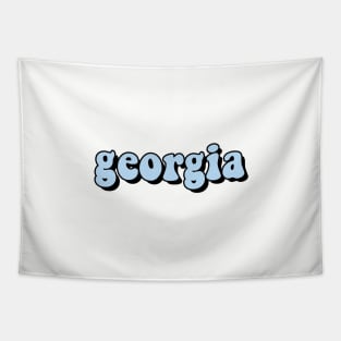 Pale Blue Georgia Tapestry