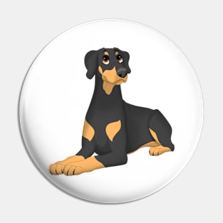 Doberman Pinscher Dog Pin