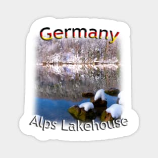 Life in the German Alps - Alpsee Lake House Magnet