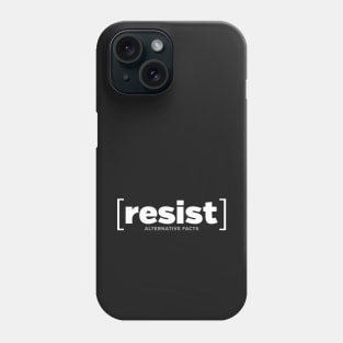 RESIST alternative facts Phone Case