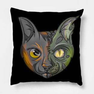 Cute Zombie Cat Pillow