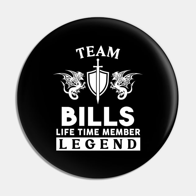 Bills Name T Shirt - Bills Life Time Member Legend Gift Item Tee Pin by unendurableslemp118