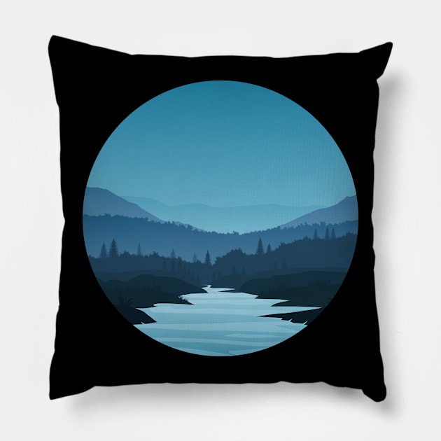 Mountains Are My Life Pillow by GoranDesign