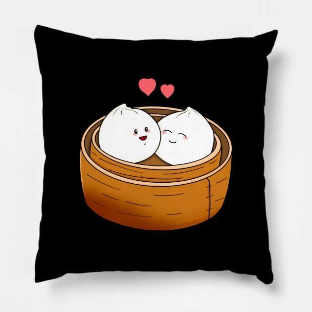 Dumpling Love Pillow by Kimprut