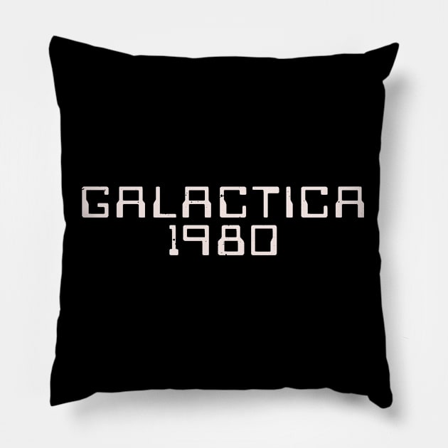 Galactica 1980 Title Pillow by MalcolmDesigns