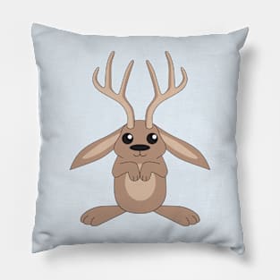 Jackalope Pillow