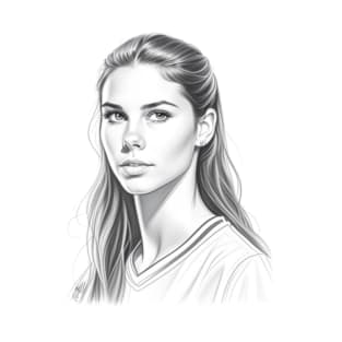 Alex morgan sketch T-Shirt