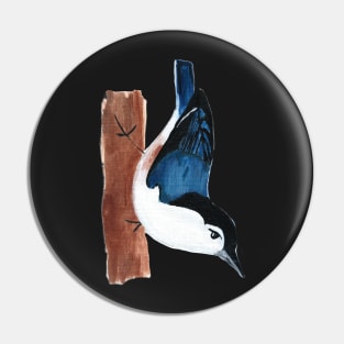 White-breasted Nuthatch Pin