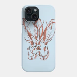 Conjoined Jackalope Phone Case