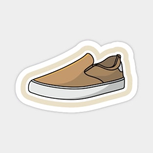 Running Shoe Sticker vector illustration. Fashion object Icon design concept. Boys outdoor fashion shoes sticker vector design with shadow. Magnet