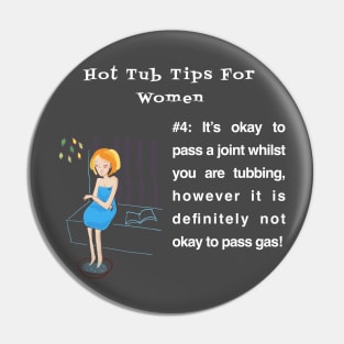 Hot Tub Tips for Women #4 Pin