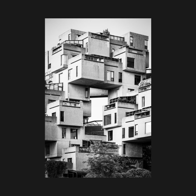 Habitat 67 Montreal Monochrome by TokyoLuv