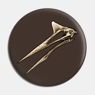 Quetzalcoatlus Pterosaur Skull Pin