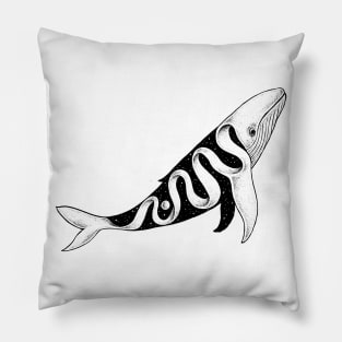 Lost in Its Own Existence (Whale) Pillow