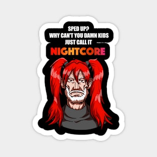 CoOf Call It Nightcore Old In Red Anime Wig (ny) Magnet