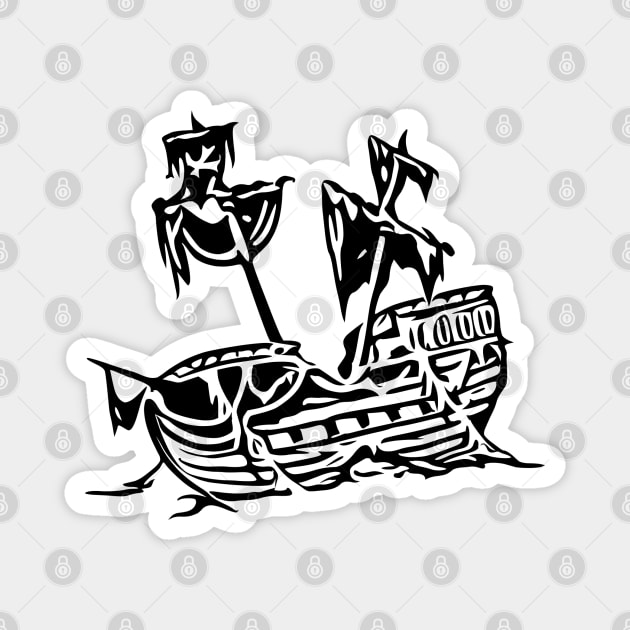 Shipwreck Magnet by KayBee Gift Shop