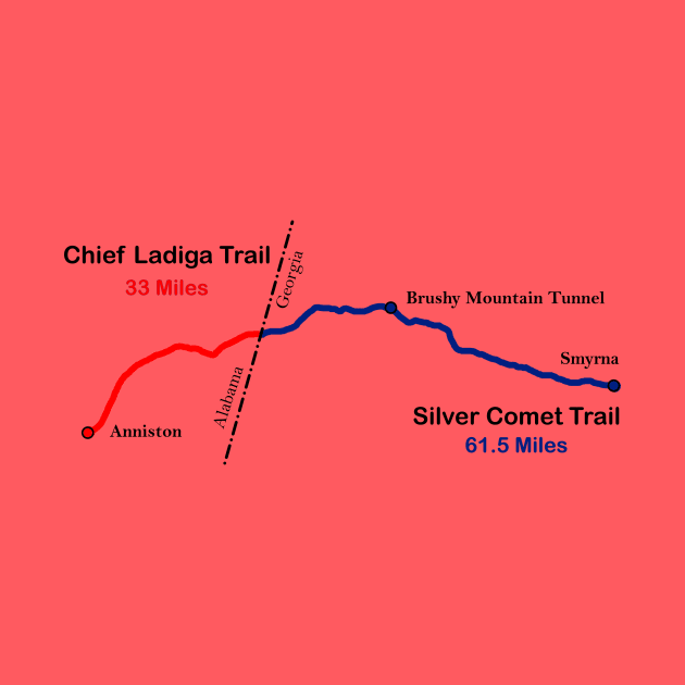 Silver Comet and Chief Ladiga Rail Trail by numpdog