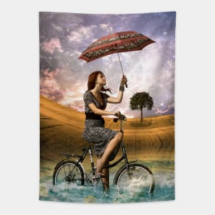 I Want to Ride My Bicycle Tapestry