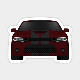 Charger Scat Octane-Red + black stripes Magnet