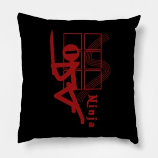 Stickman Ninja Pillow