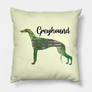 Greyhound Pillow