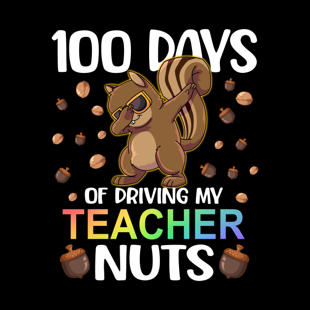 dabbing Squirrel 100th day of school by Jhon Towel