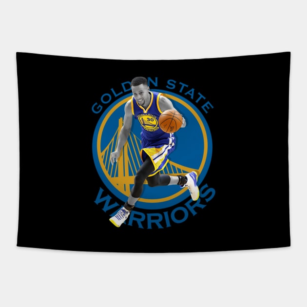 Steph Curry - Golden State Warriors Tapestry by capricorn