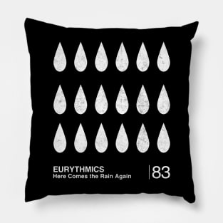 Eurythmics / Minimalist Graphic Design Fan Artwork Pillow