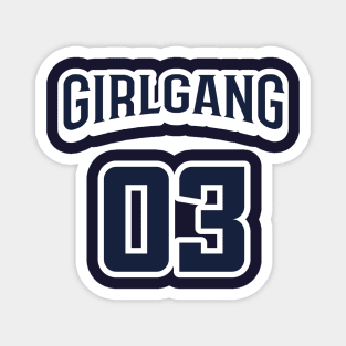 Girl Gang Jersey Magnet