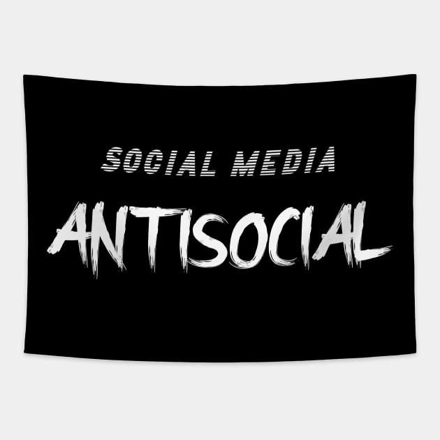 Social Media Antisocial Tapestry by Try It