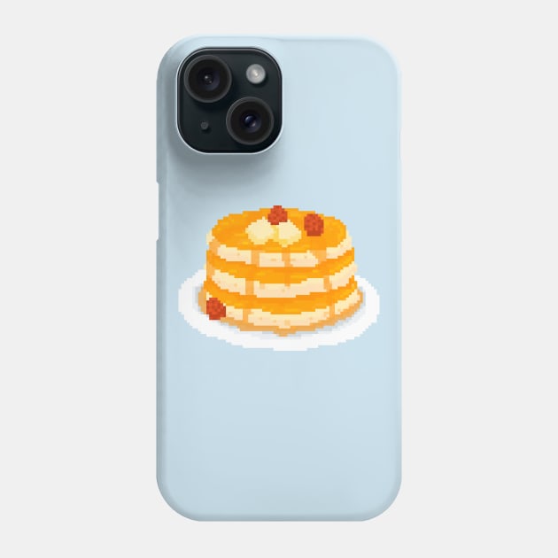 Fluffy Pancakes Pixel Art Phone Case by toffany's