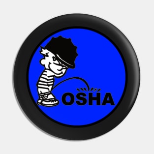 Calvin Pee on OSHA Pin