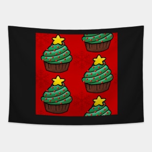 Christmas Cupcakes Tapestry