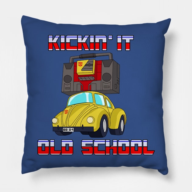 Kickin' It Old School w/ Bumblebee and Blaster Pillow by Rodimus Primal