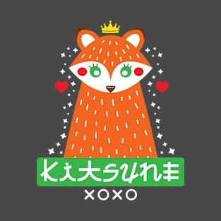 Foxy Kawaii Kitsune Fox T-Shirt