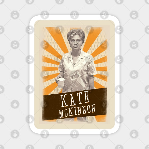 Vintage Aesthetic Kate Mckinnon Coffee Magnet by SkulRose