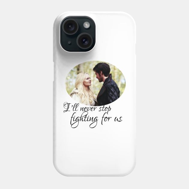 Captain Swan + quote Phone Case by liilliith