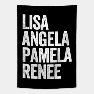 Lisa Angela Pamela Renee Tapestry